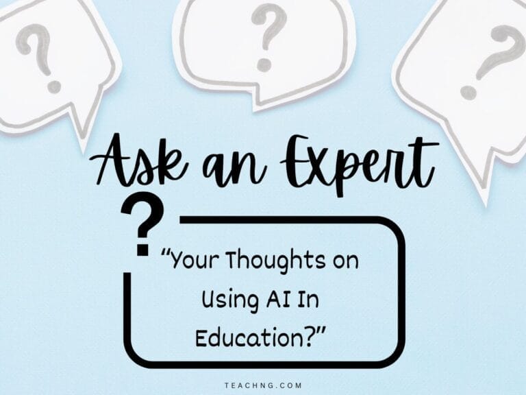Ask an Expert_ Your Thoughts on Using AI In Education